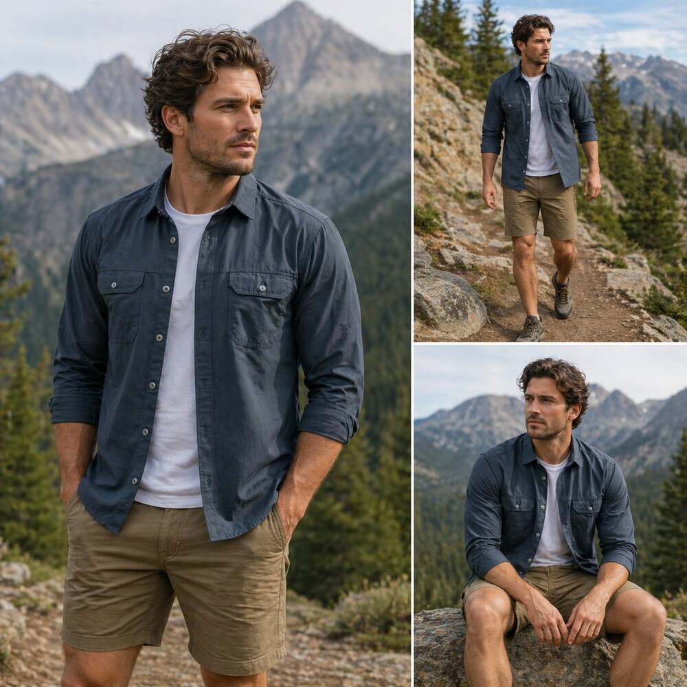 KÜHL Response Long Sleeve Button Down Shirt Gray XXL Outdoor Hiking